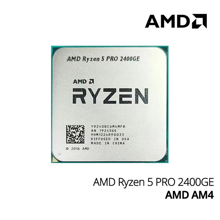 AMD Ryzen 5 PRO 2400GE R5 PRO 2400GE 3.2 GHz معالج ثماني النواة 35