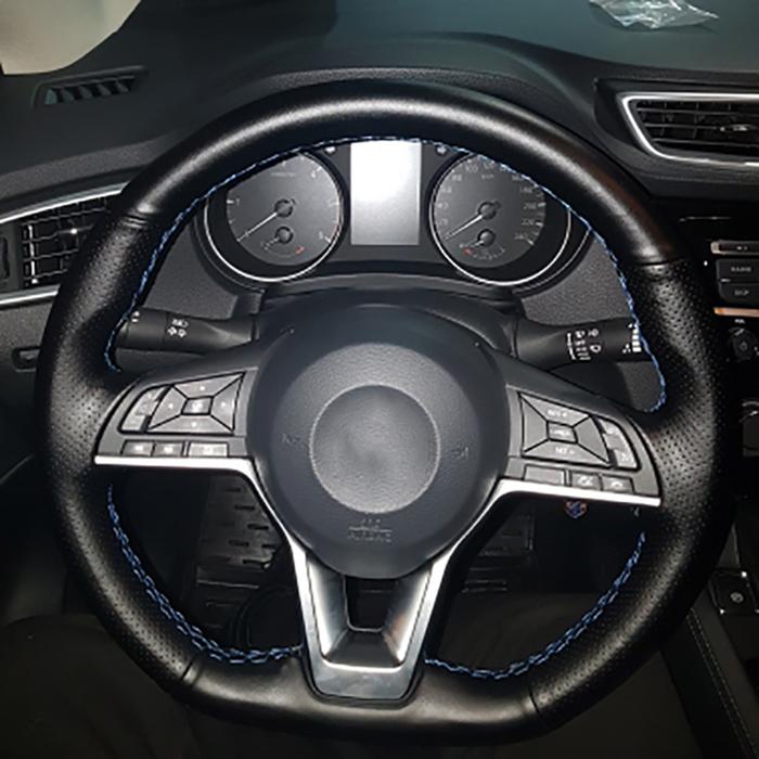 Custom Car Steering Wheel Cover For Nissan Kicks X-TRAIL X-Trail