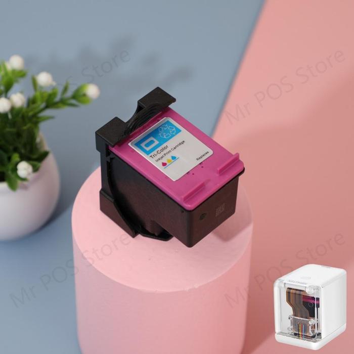 Mini Color Printer Ink Cartridges Replacement Kongten Mbrush Handheld