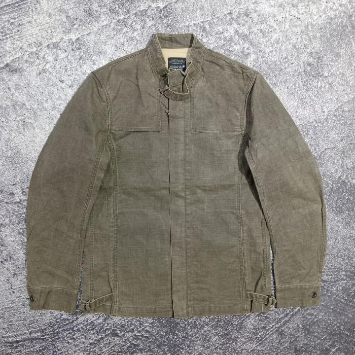Work Jaket denim NICOLE CLUB FOR MEN jaket Harrington casual murah size M