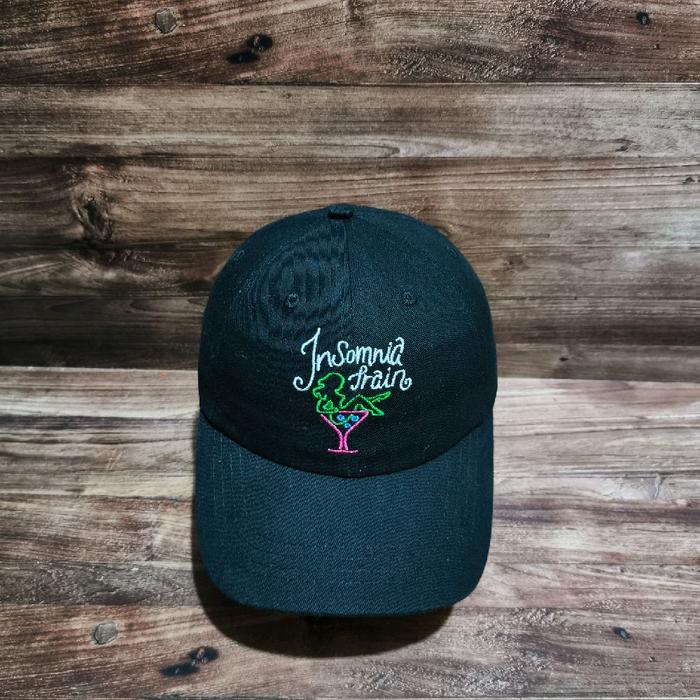 Topi baseball band Sekai no owari logo black