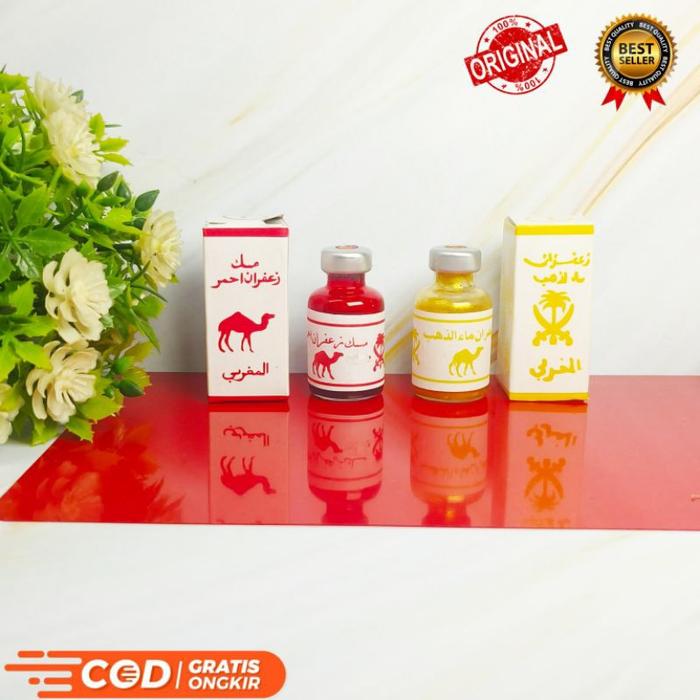 Tinta Jafaron Merah Super dan Tinta Emas Tinta Tulis Azm
