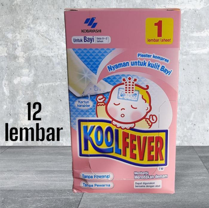 Koolfever Baby - Plester Demam Bayi Penurun Panas (12 sachet)