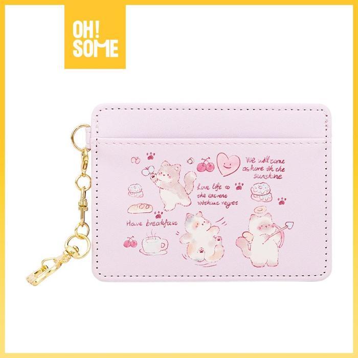 OHSOME - Fanz Studio Card Holder Horizontal Penyimpan Kartu Warna Pink