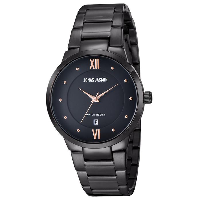 Jam Tangan Rantai Pria Fashion Jonas Jasmin Original JJ-3105ML Tanggal Aktif Jonas Jasmin Original J