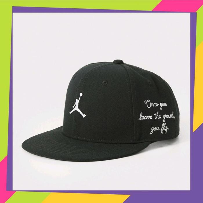 Topi Jordan Pro Jumpman Snapback - Black