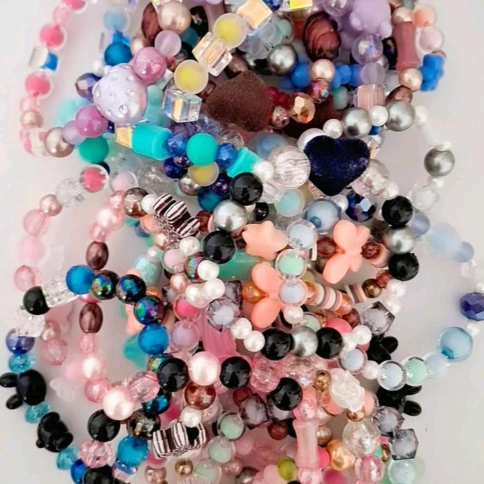 gelang kristal manik manik