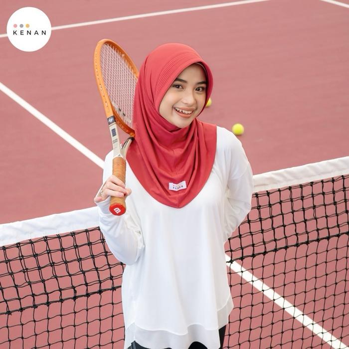 KENAN - Hijab Size S Ori Kenan matt jersey Bergo Busa Instan Kerudung Nyaman Casual Panjang Simple M