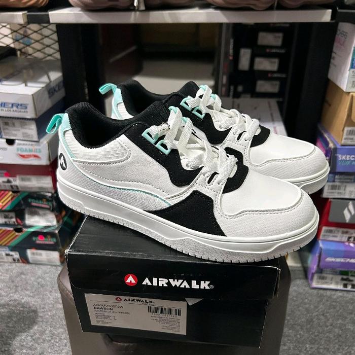 AIRWALK DAWSON WHITE BLUE SNEAKERS FOR WOMENS ORIGINAL BNIB