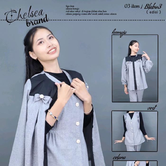 oneset. Blabu3 edisi baju jalan jalan dan baju kerja,bisa di gunakan ke acara formal maupun nonforma