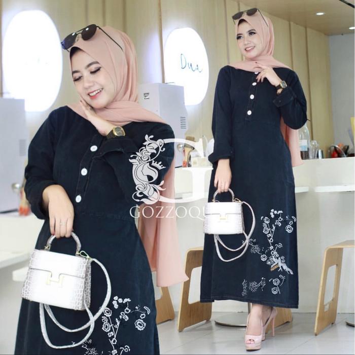 TUNIK JEANS BORDIR BY GOZZO