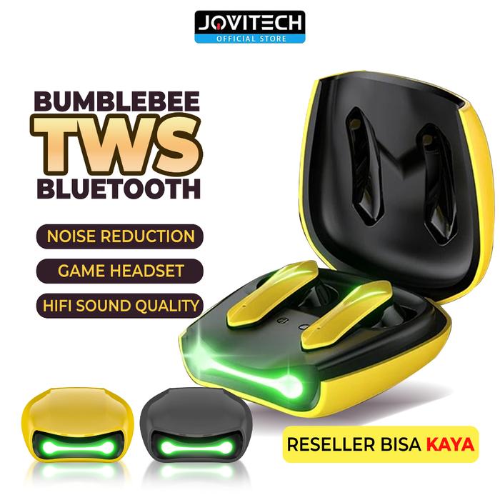Jovitech Bluetooth Earphone Wireless Headset Bluetooth 5.2 Earbuds HiFi Stereo Handsfree bumblebees 