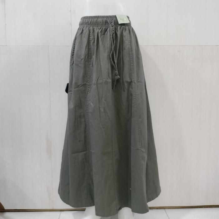 MISTI10 ROK PANJANG CEWEK ROK CARGO