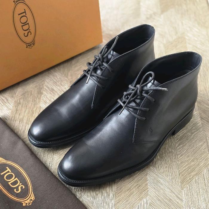 BNIB Tods Tod's Polacco Gomma Leather Shoes Original
