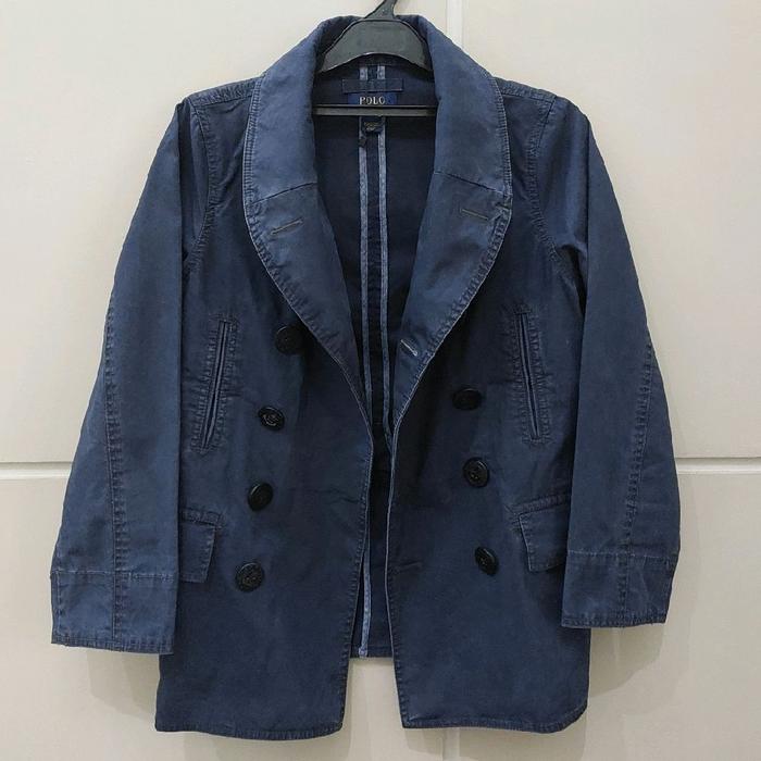Polo Ralph Lauren Double-Breasted Shawl Collar Pea Coat
