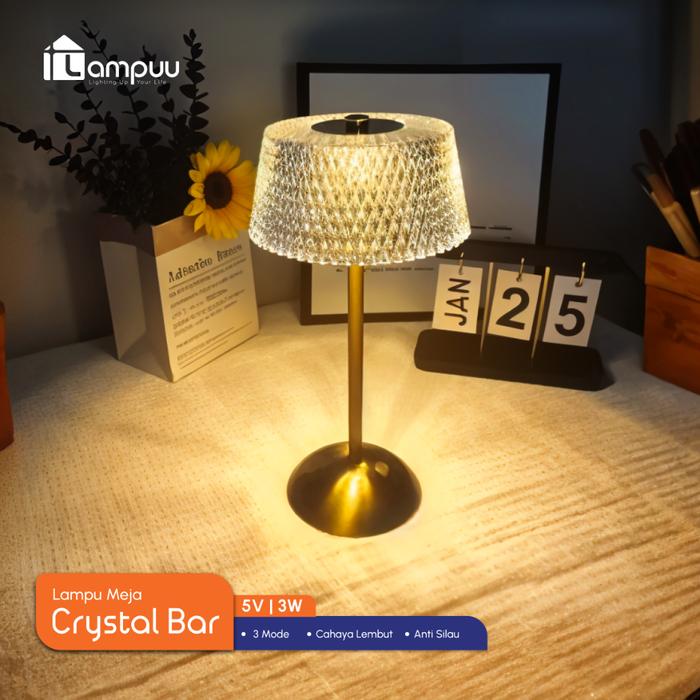 MIMOON Lampu Meja Aesthetic Lampu Mini Bar Estetik Minimalis Lampu LED Kamar Tidur, Colok Listrik Sa