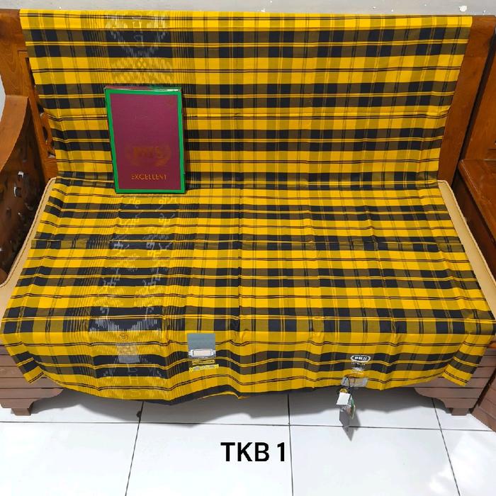 Sarung BHS Excellent Gold & Silver Motif Kotak-kotak KBS, KDT, TKB, Dll Dewasa Pria Muslim