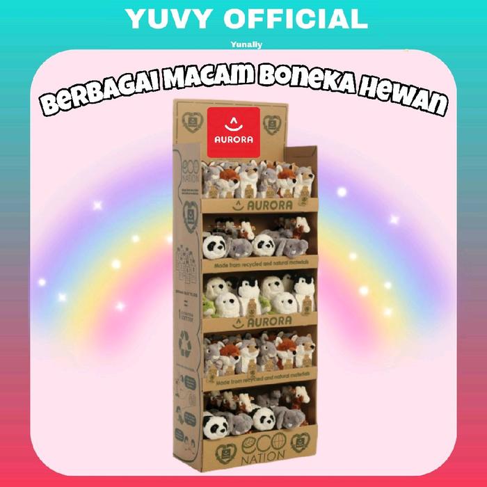 Aneka Boneka Hewan Aurora Hansa Carino Original | Berbagai Macam Boneka Hewan Peliharan Imut Lucu An