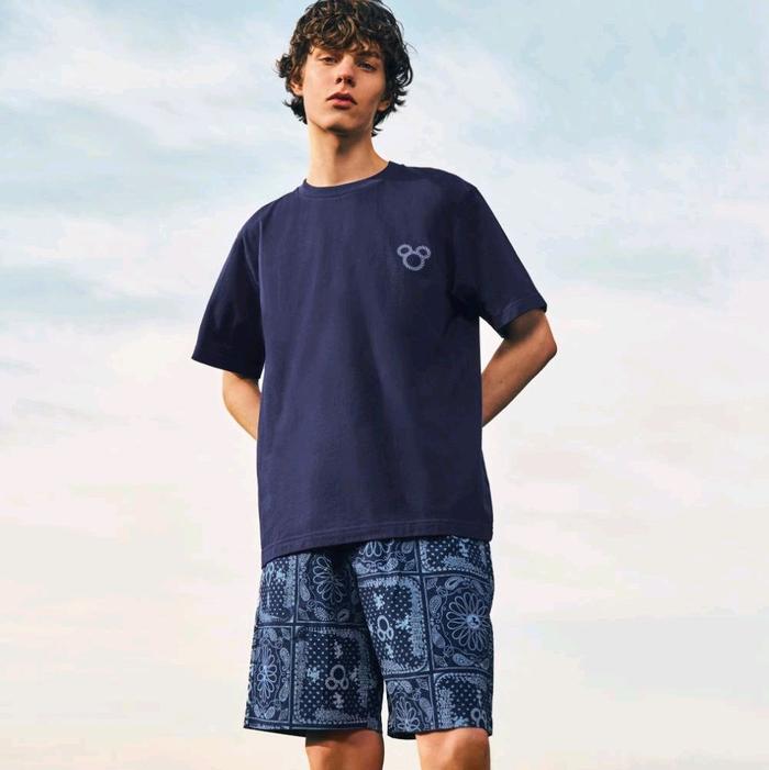 Sale Uniqlo x Disney in Blue Short Pant Original/Sale Celana Pendek Uniqlo x Disney Original