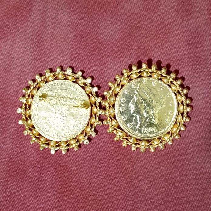 Bros ringgit model matahari koin Liberty head