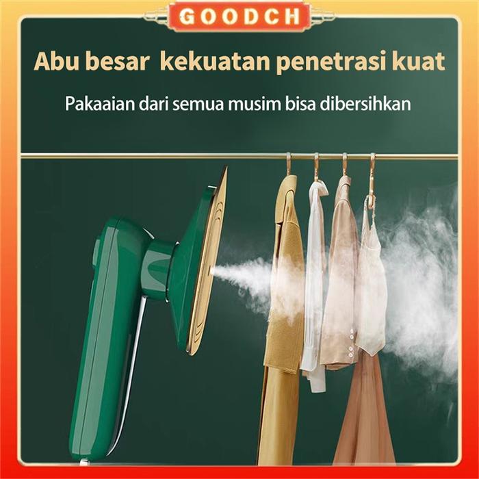 GOODCH Setrika Pakaian Mini Portable Genggam Uap Mesin Penghilang Kerut USB Rechargeable Desain Ergo