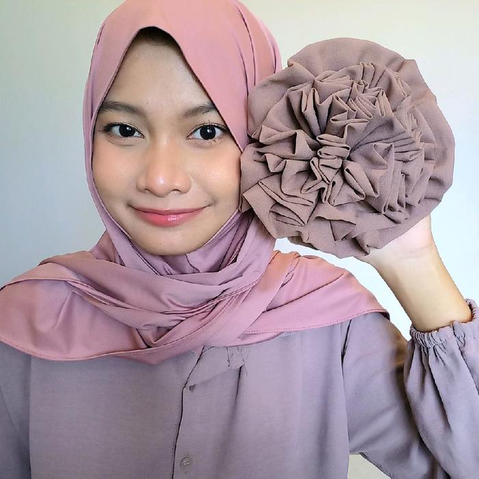 Cepol Mawar, cepol brokoli murah Scrunchie Karet