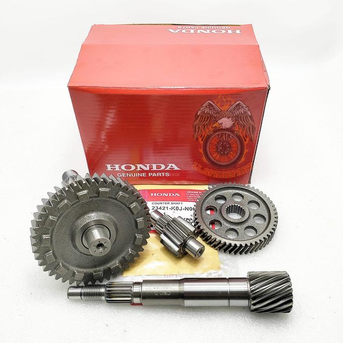 Gear Rasio Komplit Set Koj Gigi Rasio Assy Kualitas Asli Original Honda Beat Deluxe Beat New Beat S