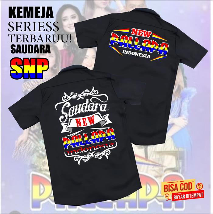 KEMEJA NEW PALLAPA HITAM PENDEK Terbaru distro - workshit SNP INDONESIA lokal distro terlaris - new 