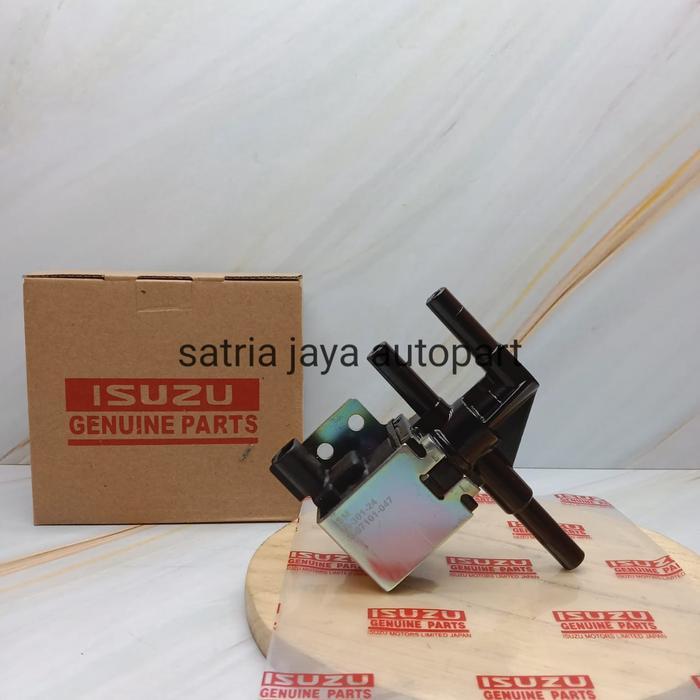 VALVE MAGNETIK EXHOUST BRAKE VALVE REM ANGIN VALVE 3WAY 24V ISUZU ELF NKR71 NMR71 original mobil