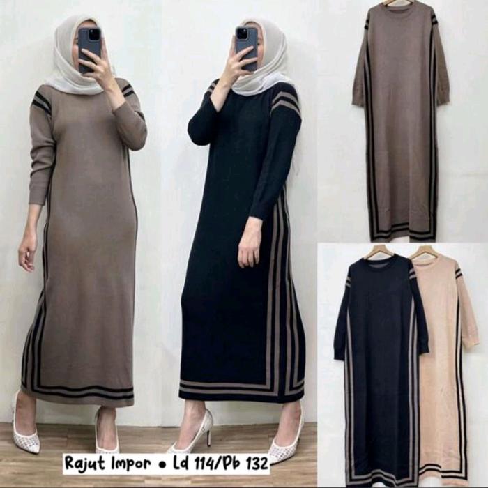 GAMIS RAJUT IMPOR Muslim Dewasa