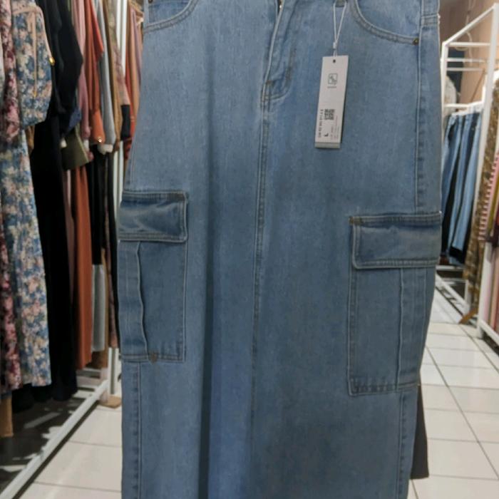Rok premium wanita rok levis ckey rok panjang rok plisket
