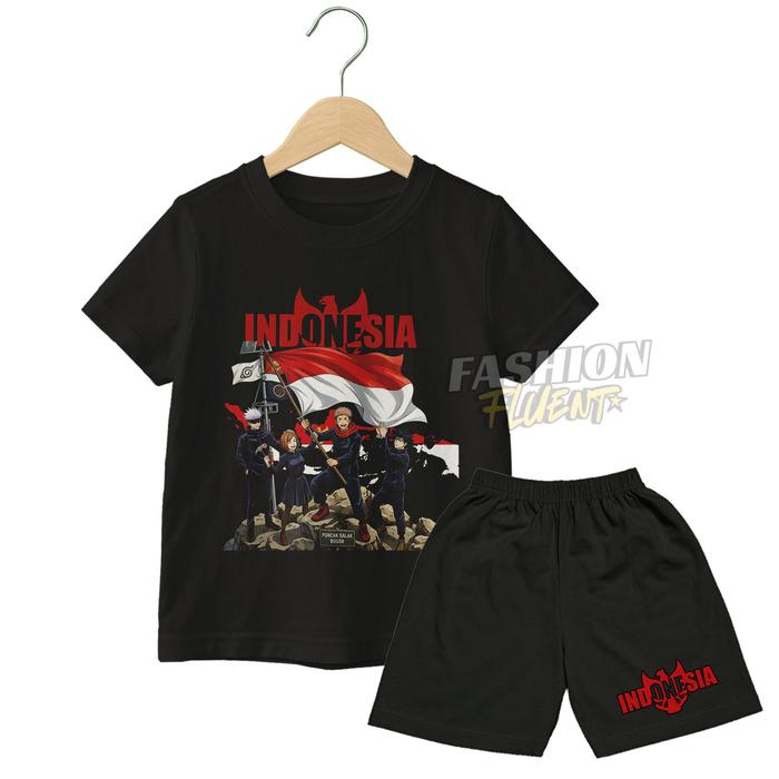 Kaos Anak Solo Leveling Indonesia Keren Baju Anak Keren Terbaru Atasan Anak Cotton Combed Umur 2 - 1