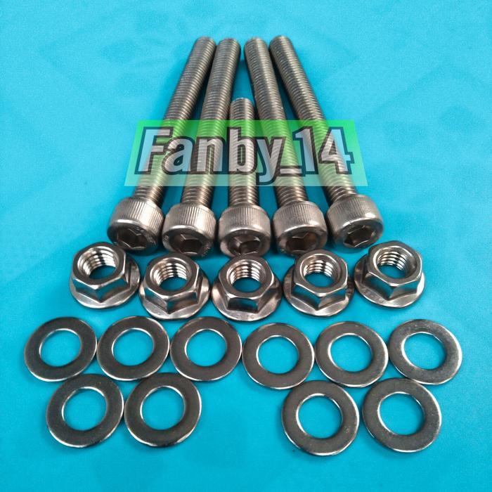 Baut L Stainles Baut Plat Unitrack Ninja R Dan Ninja SS Fulset