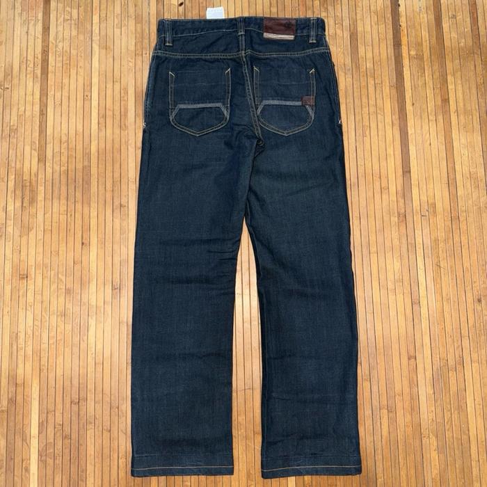 TIMBERLAND EARTKEEPERS ELLSWORTH REGULAR FIT INDIGO BLUE SELVEDGE RAW DENIM JEANS hugo boss calvin k