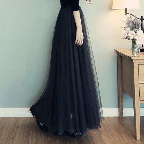 Rok duyung rajut & rok tutu import premium,motif monocrome,