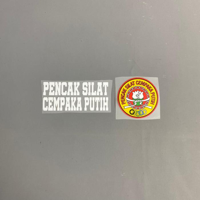 Sablon Stlika CEMPAKA PUTIH A1, Sablon Kemeja desain Pencak Silat CEMPAKA PUTIH, Sablon DTF PSCP CEM