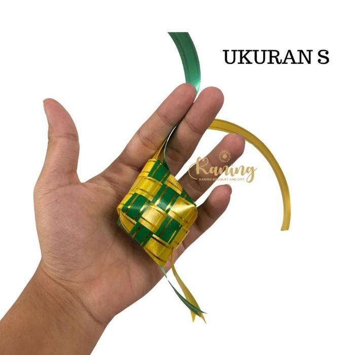 Safitiri  Ketupat Hias  Isi 10 / Ketupat Lebaran /Ketupat Parcel / Ketupat Hiasan Idul Fitri / Ketup