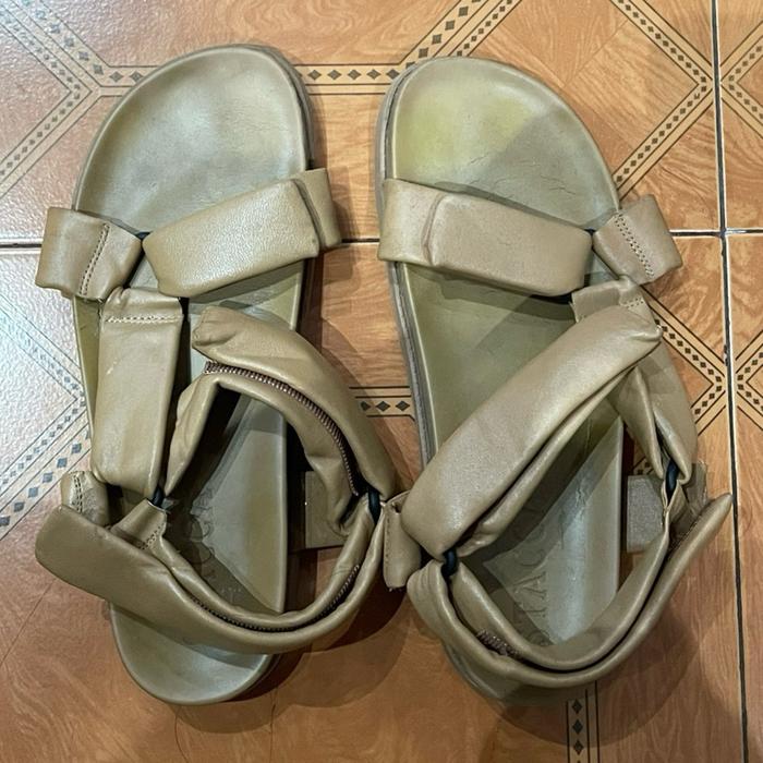 Staccato Sandal wanita sepatu sandal sandal kulit coklat sandal cewek preloved thrifting