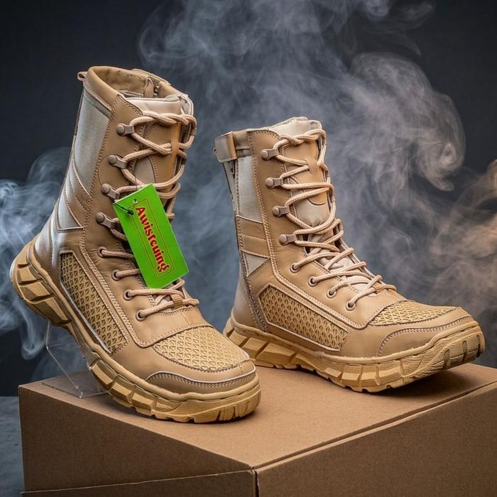 sepatu PDL Krem sarang tawon boa satpol pp ASN Tagana kulit asli
