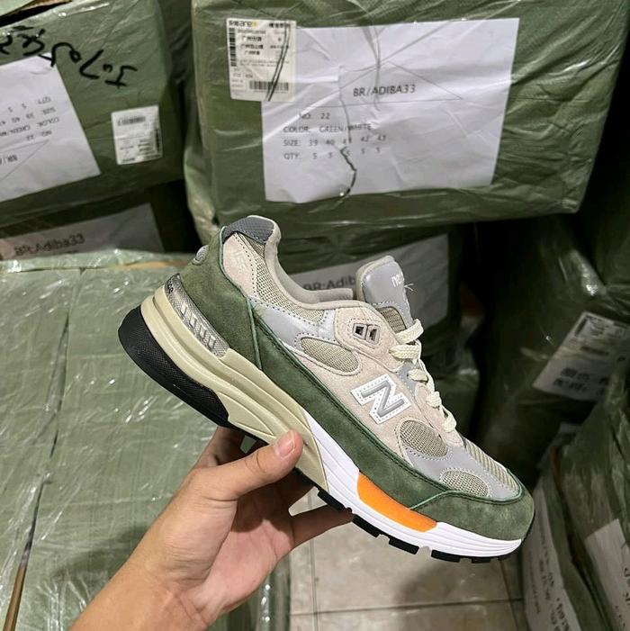 Sepatu Pria NB 992 Wtaps Sneakers Berkualitas Tinggi - Kasual, Snekers, Hitam, Casual, Running, Spor