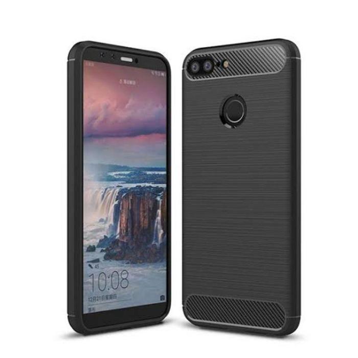 COMPATIBLE WITH HUAWEI HONOR 9 LITE 8A 8X 8S CASE SLIM FIT CARBON SOFTCASE FIBER MULTI IPAKY SHOCKPR
