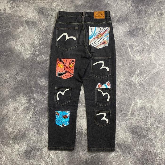Celana Pants Evisu Selvedge Multipocket Japanese Second Original