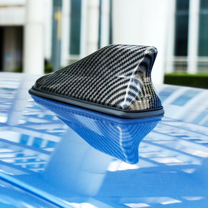 16Cm Antena Udara Sirip Hiu Mobil Serat Karbon untuk Volvo Rdesign