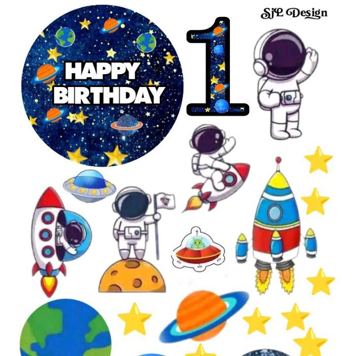 cake topper astronot kKids Fashion Costume