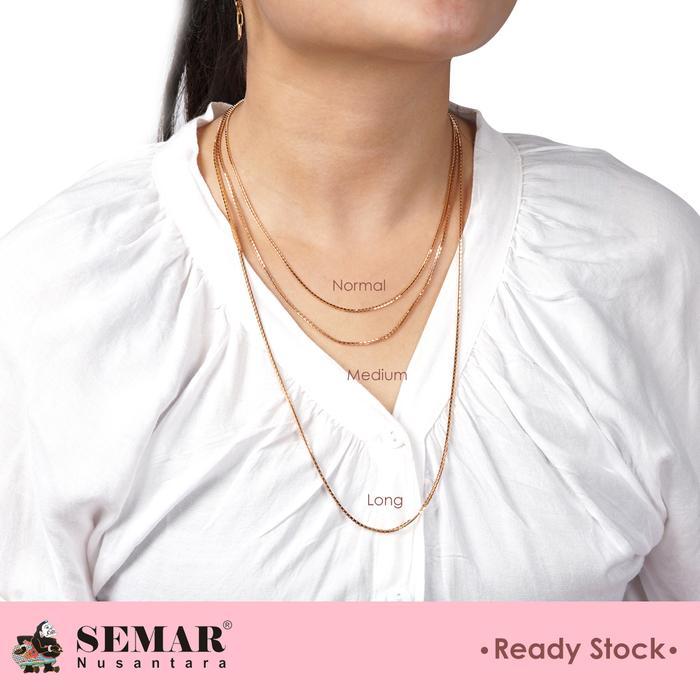 Kalung Emas Polos Santa Gold 10K Semar Nusantara