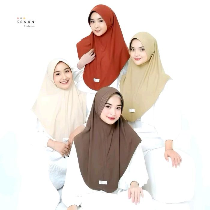 Bergo Kenan L || Kenan Ukuran L || Bergo Kenan ori || Hijab Kenan || Kerudung Kenan pet