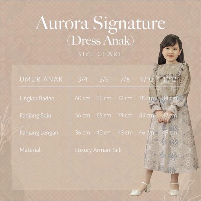 Aurora Dress Anak Koko Dewasa Kienka