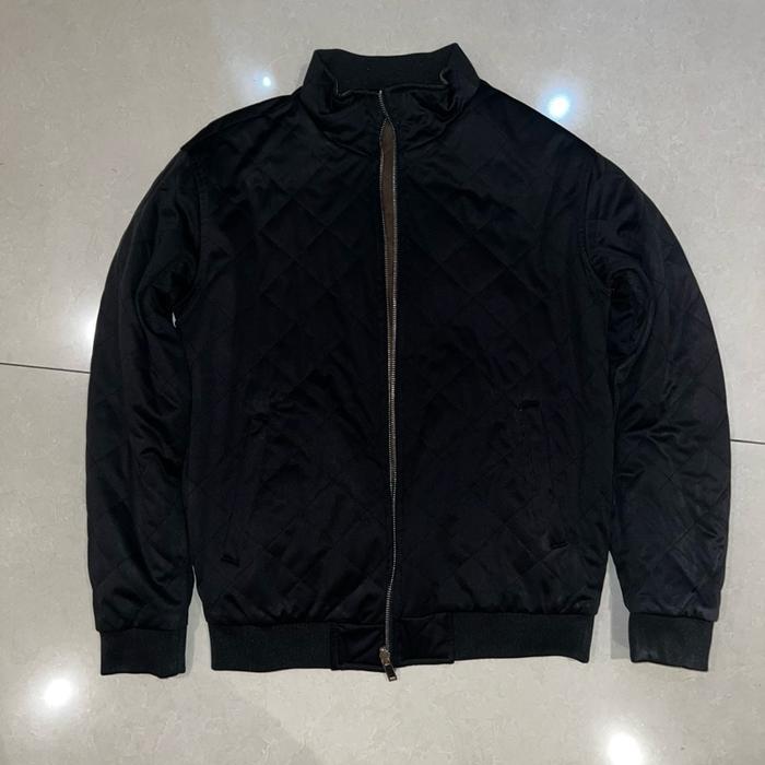 Zara Bomber Jacket Double Sided Size M Mint Condition Black/Brown