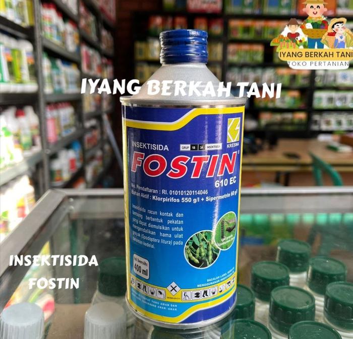 Insektisida Fostin 610 EC 400 ml obat pembasmi hama ulat