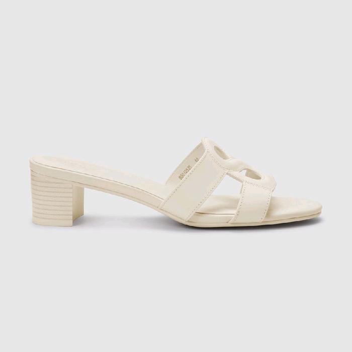 BUTTONSCARVES Kefi Block Heels - White